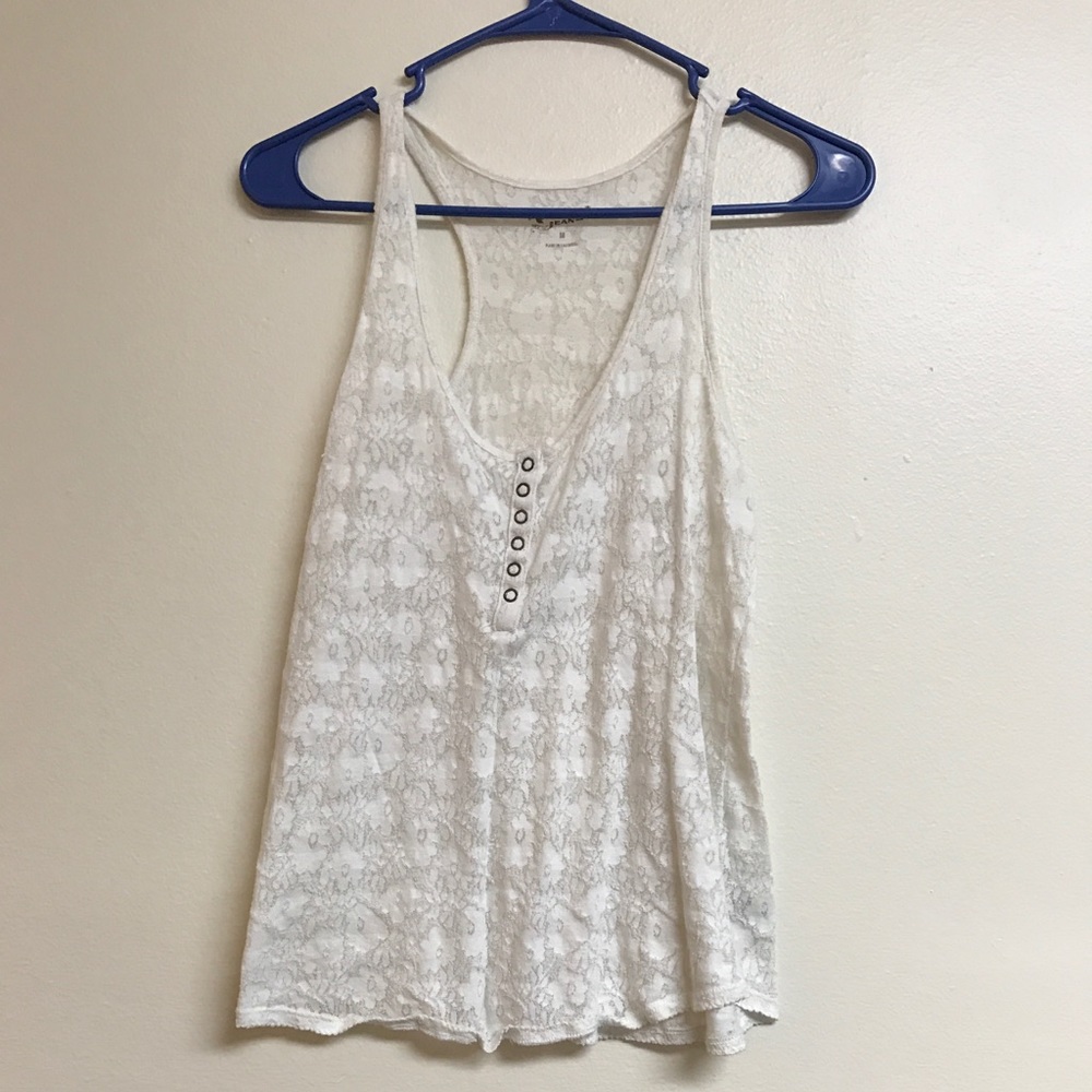 Floral tank top.